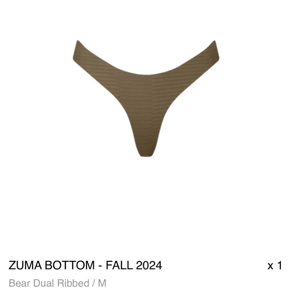 NWT Acacia Zuma Botttom. Color Bear Dual Ribbed